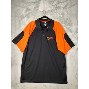 MLB Baltimore Orioles Mens XL Baltimore Orioles Polo Shirt Embroidered